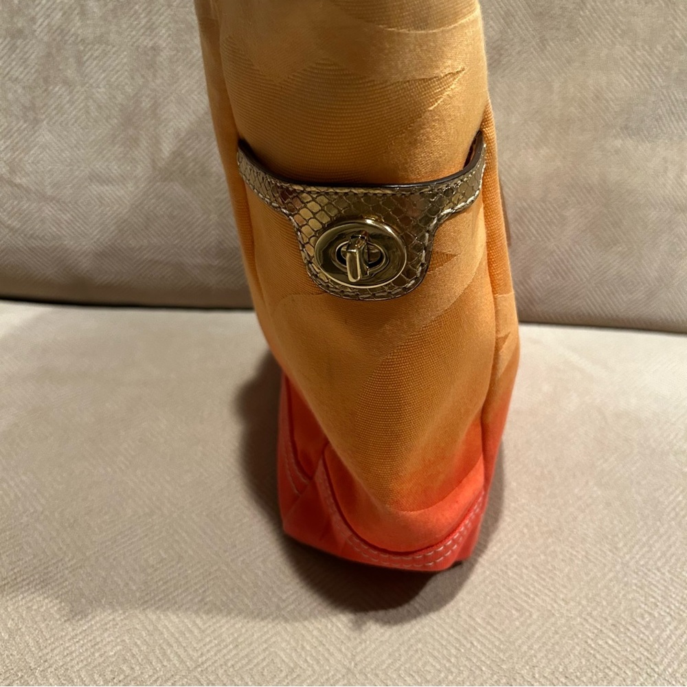 Coach ombre’ canvas limited edition women’s tote bag A065-7567 - Picture 5 of 14